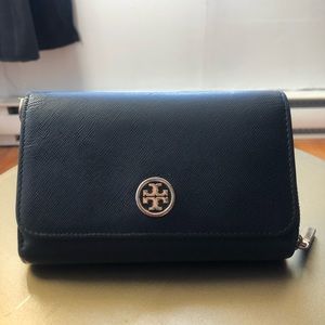 Tory Burch - Black Saffiano Leather Wallet